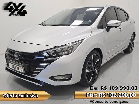 NISSAN VERSA 1.6 16V FLEX EXCLUSIVE XTRONIC NISSAN VERSA 1.6 16V FLEX EXCLUSIVE XTRONIC
